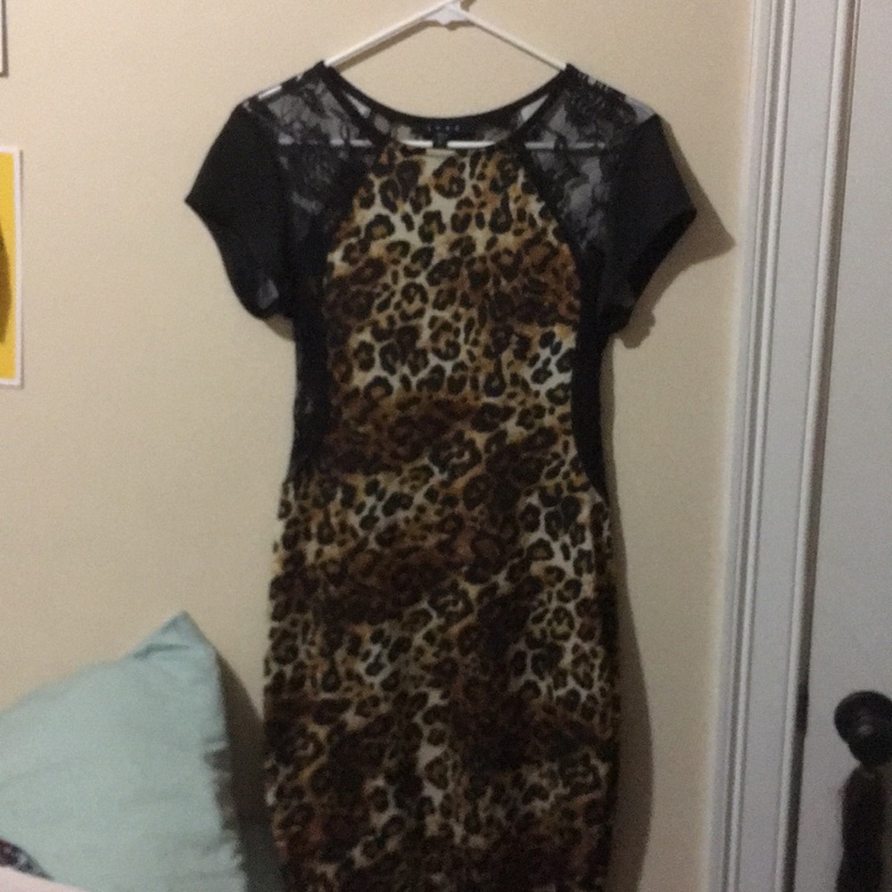 Cheetah print dress *never worn*